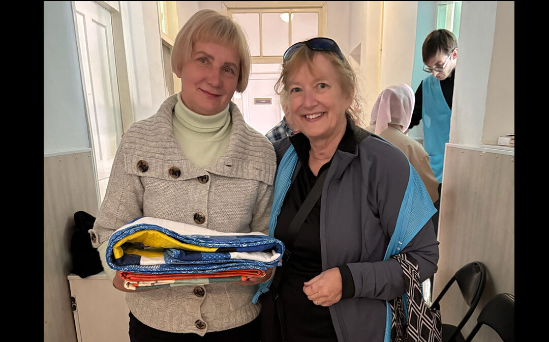 Quilting Group Shares Comfort and Care with Families in Ukraine